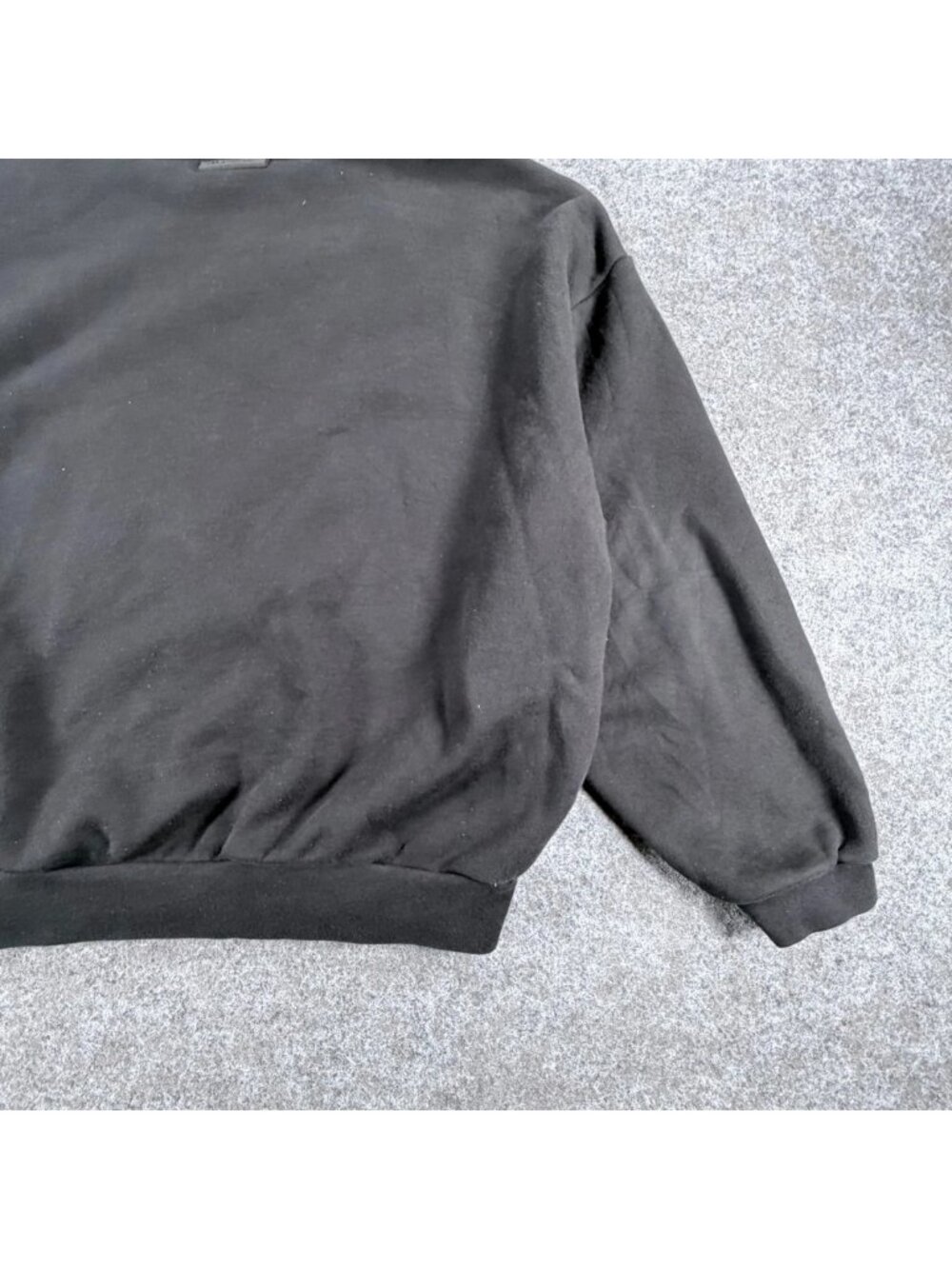 Fear Of God Essentials Sweatshirt Mens L Black Classic Fleece Crew Neck Outdoor - Picture 11 of 16